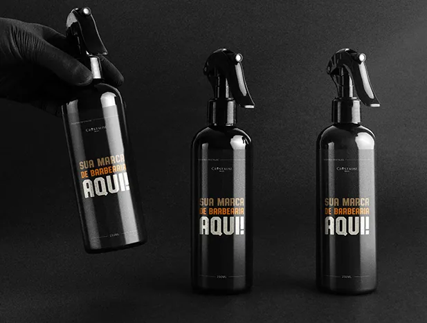 Spray de barbear para barbearia com marca própria — Crystalise