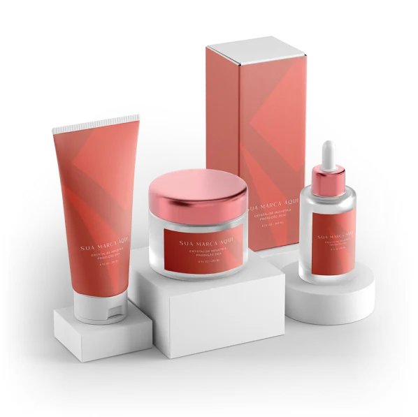 Linha completa de cosméticos Crystalise Indústria